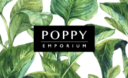 Logo Design for Poppy Emporium Flower & Gift Store